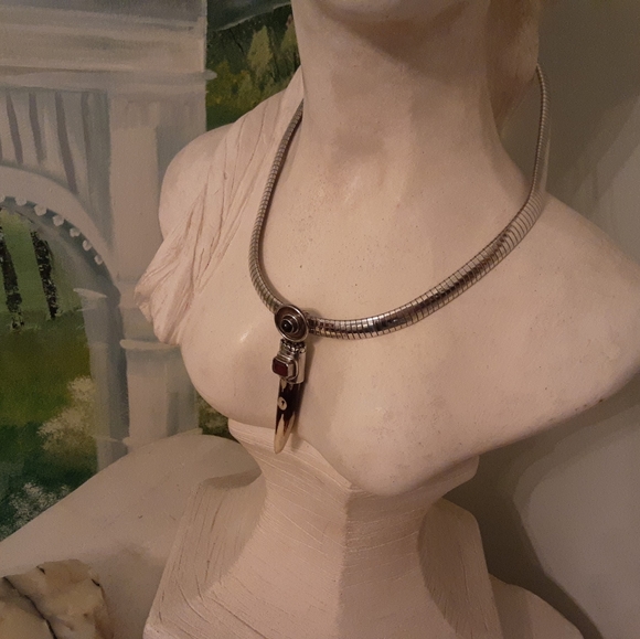 VINTAGE SAJEN 925 SOLID STERLING SILVER AFRICAN MUDD BEAD SLIDE - Picture 12 of 17